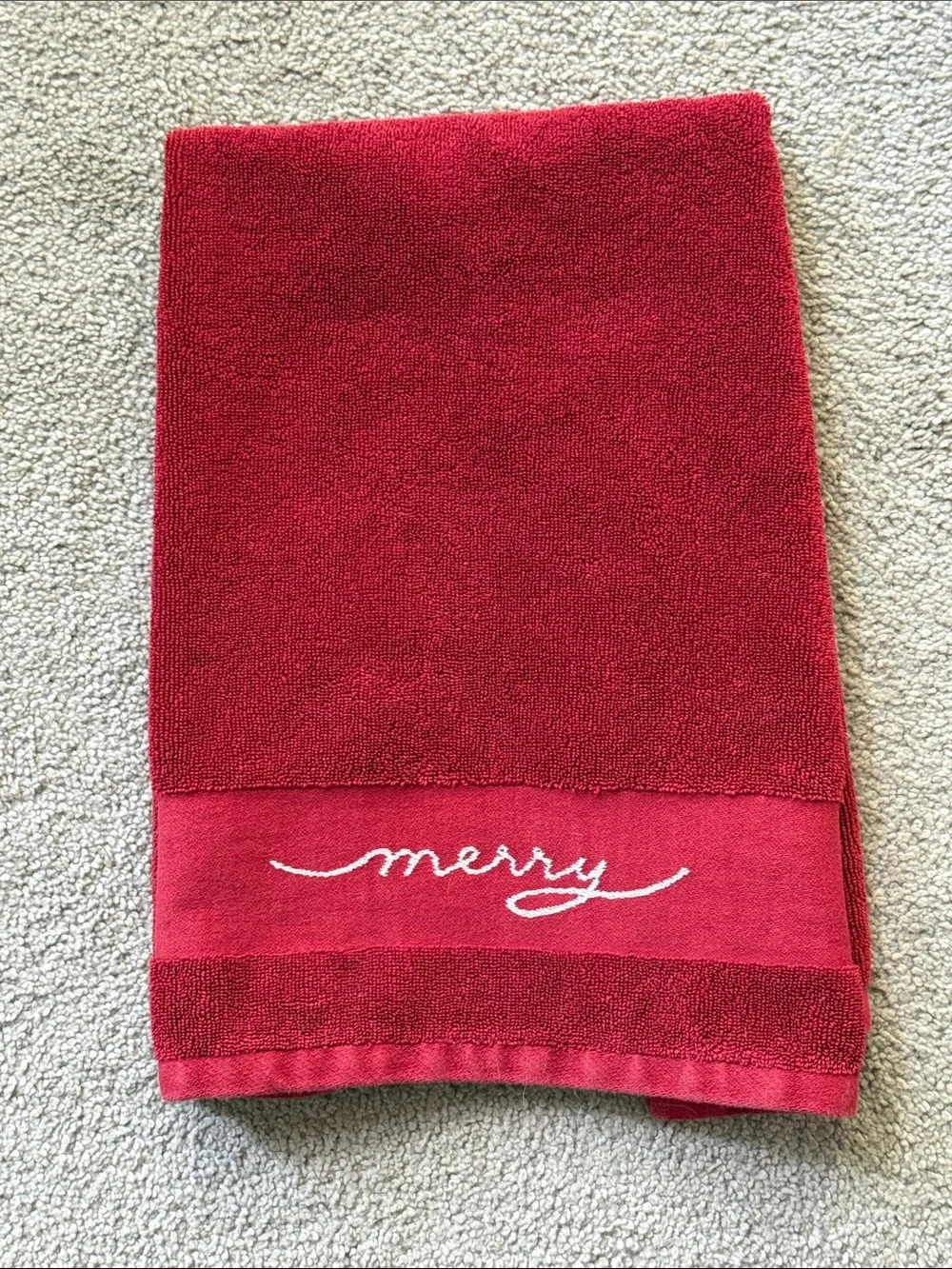 Pottery Barn “Merry” Hand Towel!